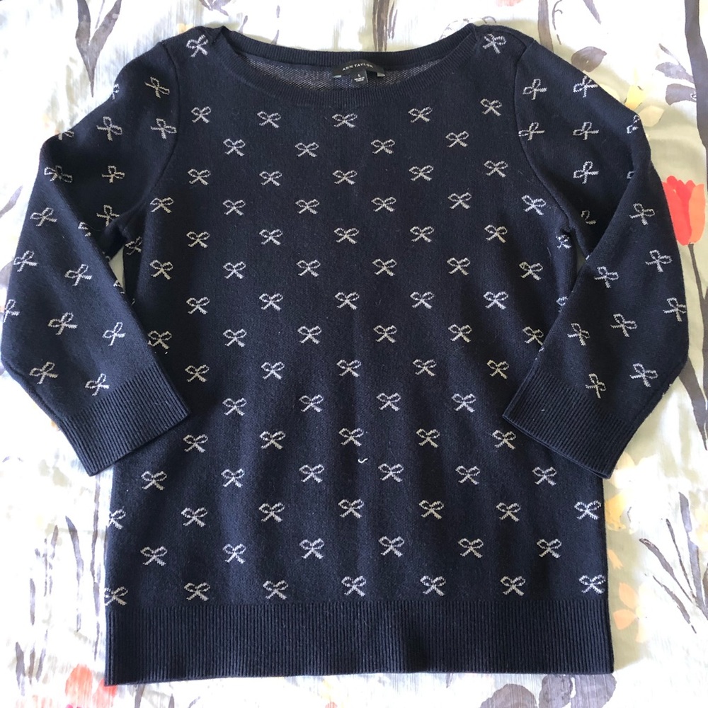 Ann Taylor Bow Sweater